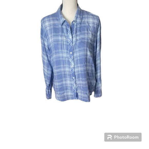 Rails Astrid Cali Blues Button Up Flannel. Size M. - Picture 1 of 13